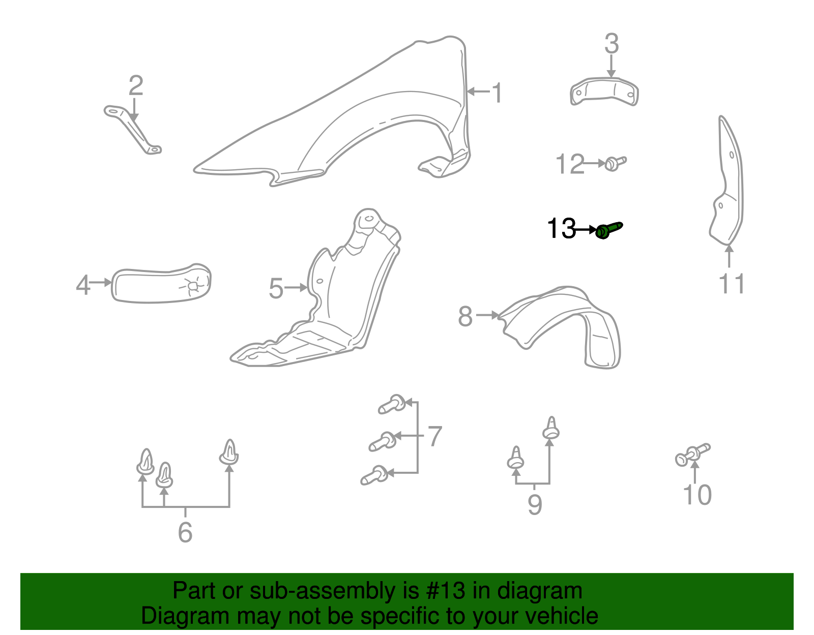 Multi-Purpose Retainer - GM (20030401)