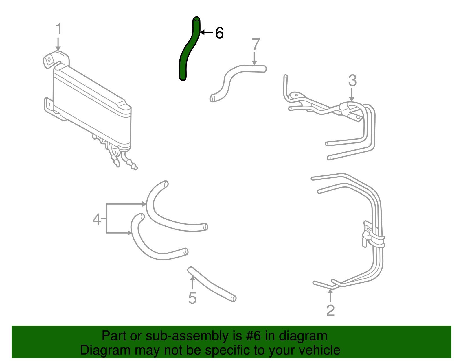 Inlet Hose - Scion (90445-17069)