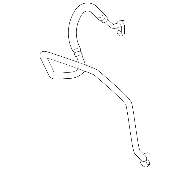 20062009 Hummer Air Conditioning Hose Assembly 15856049 GM