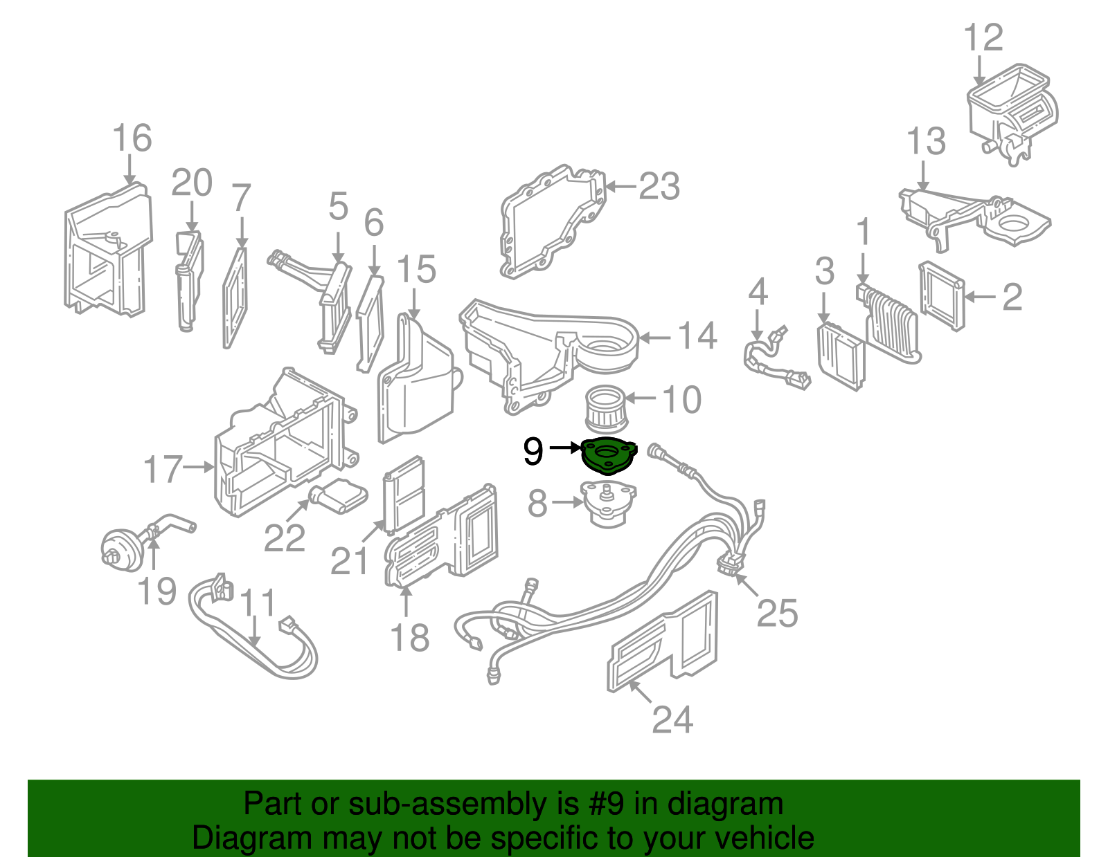 Fan & Motor Gasket - GM (03091179)