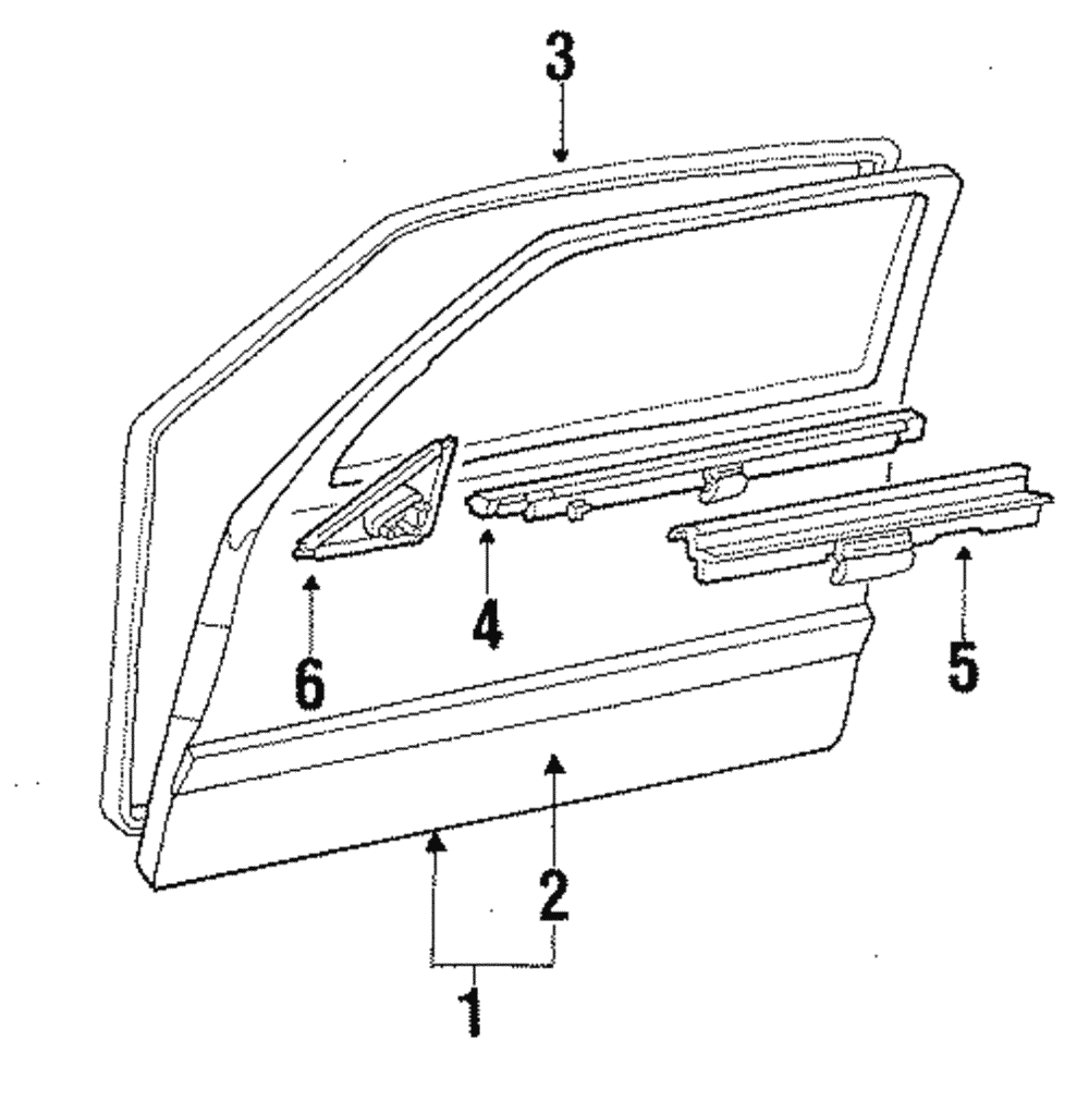 Door Shell - GM (12503671)