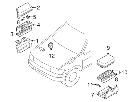 Electrical Components for 1999 Nissan Pathfinder | Hart Nissan Parts