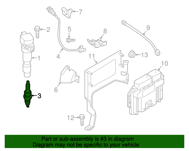 20162020 Kia Spark Plug 1884911070