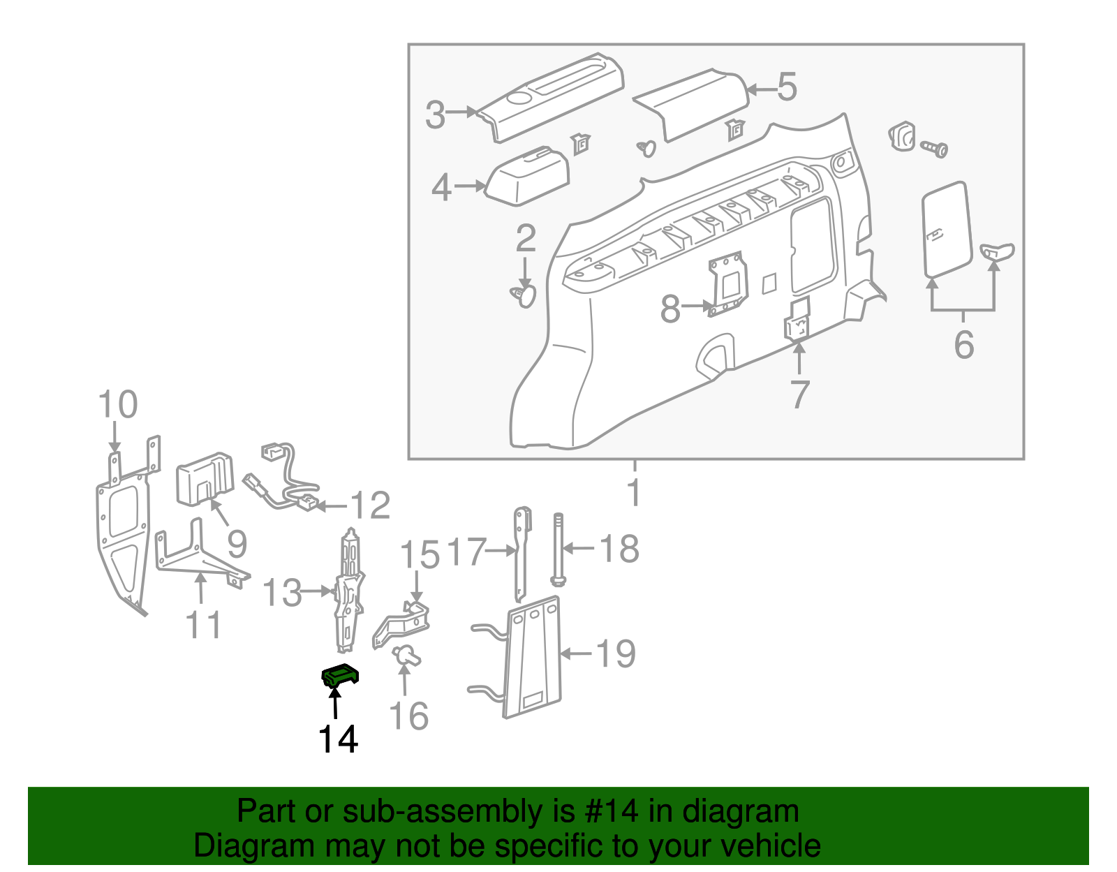 Jack Assembly Pad - GM (10235237)