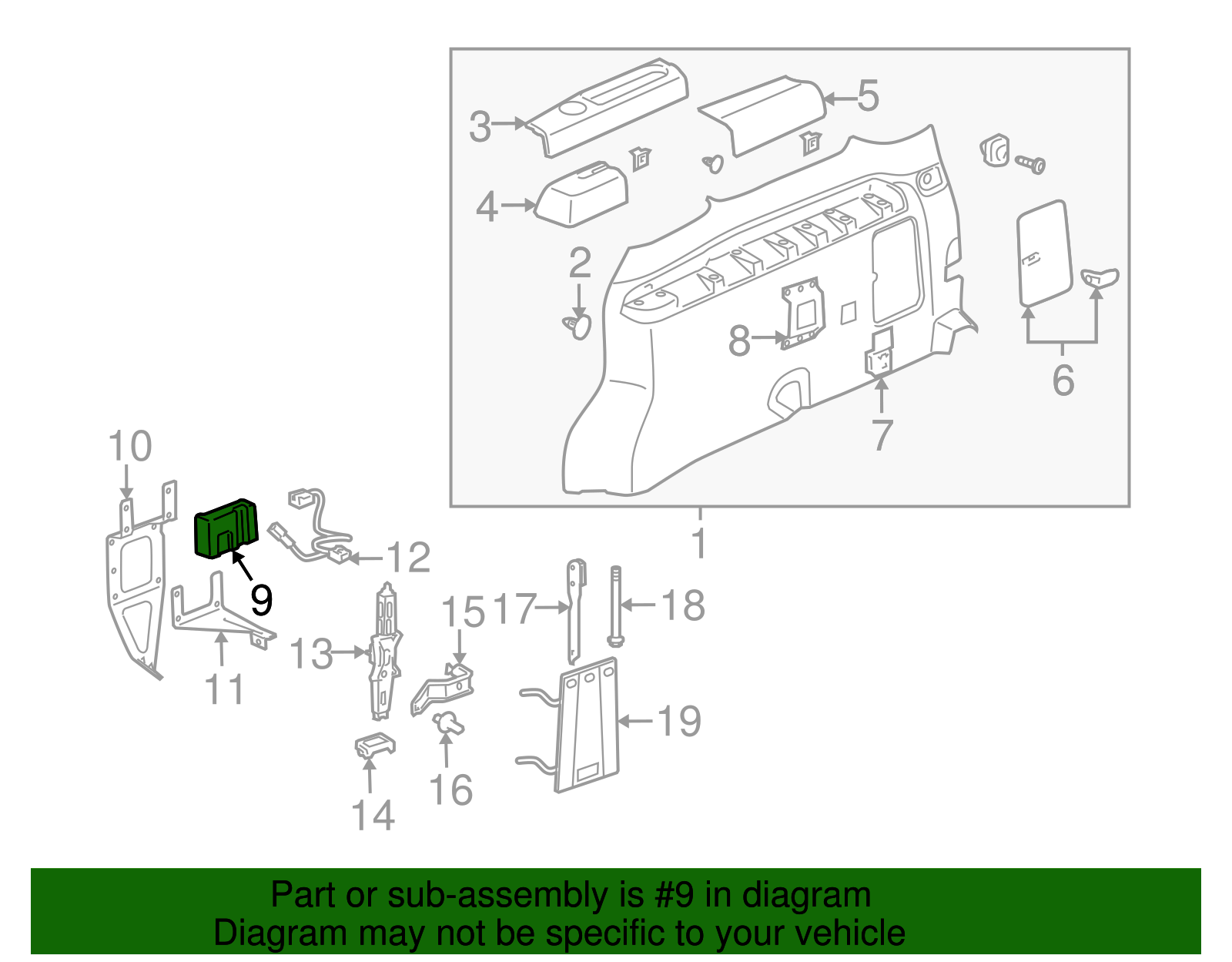 Accessory AC and DC Power Control Module - GM (10361107)