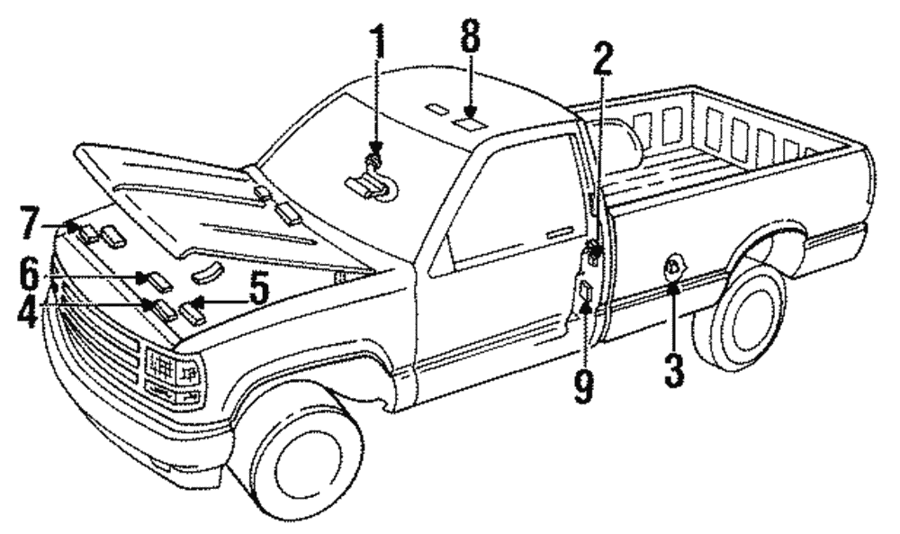 Fuel Label - GM (557005)