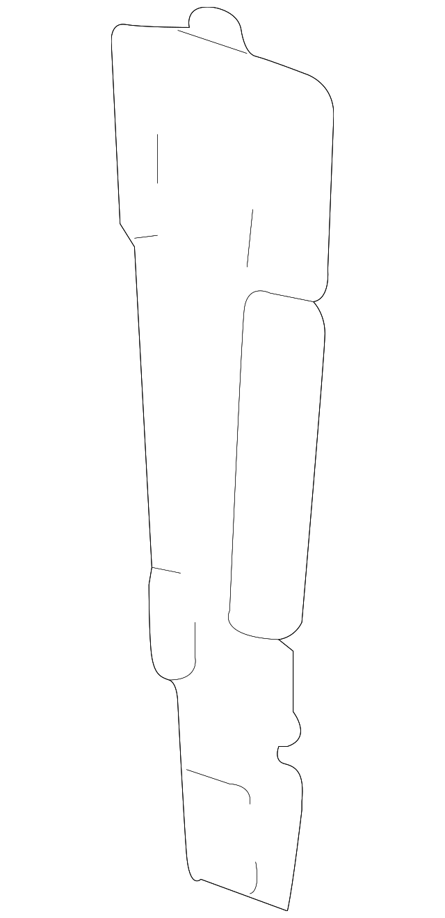 Baffle-Rad Supt - GM (25824559)