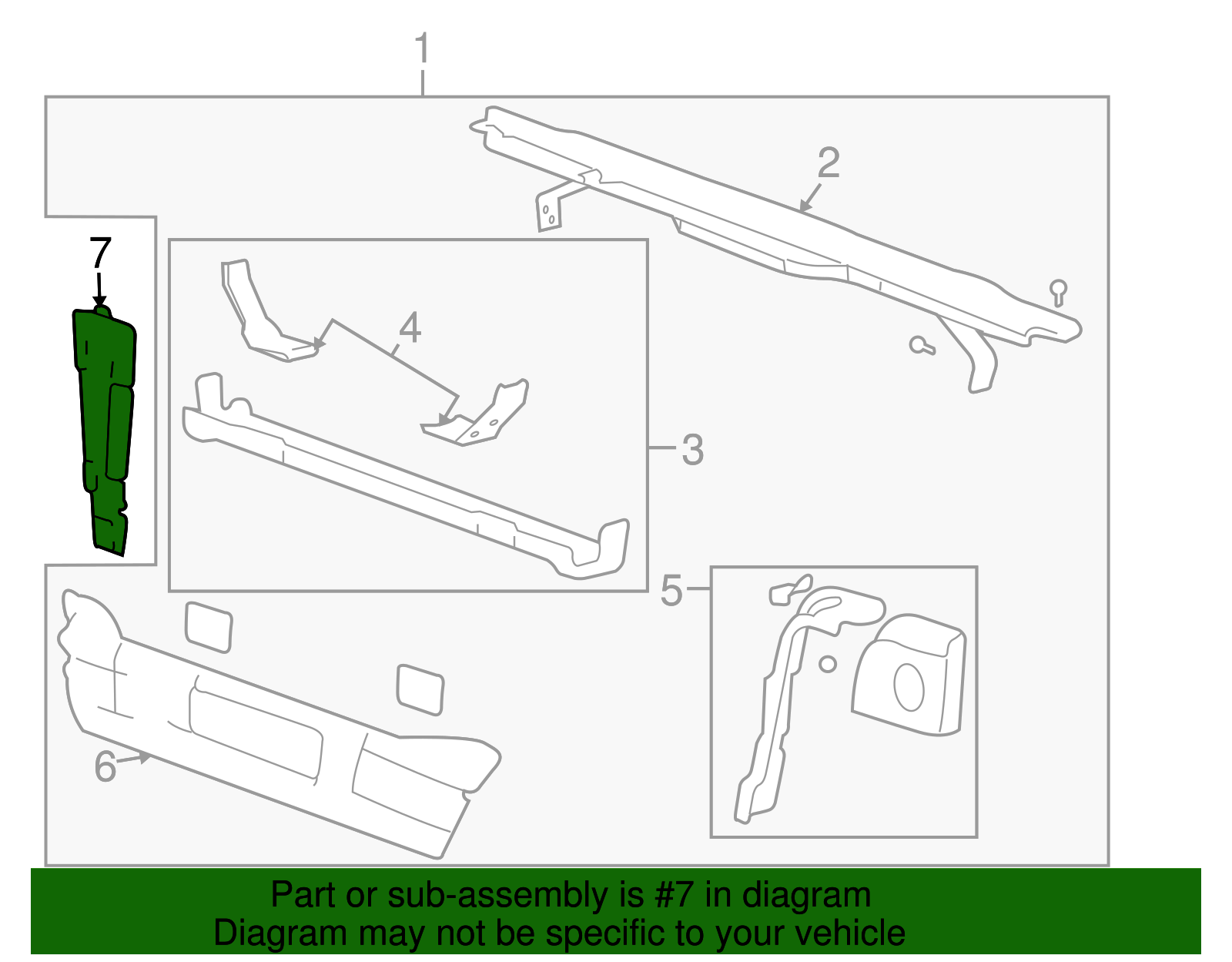Baffle-Rad Supt - GM (25824559)