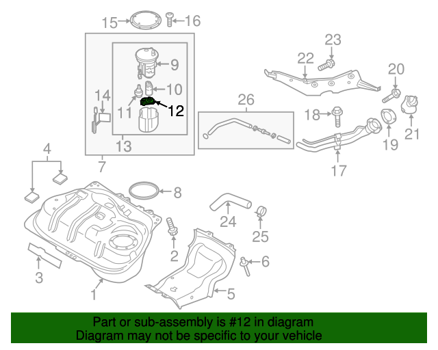 20122023 Mazda Fuel Filter PE0113ZE1 XportAuto