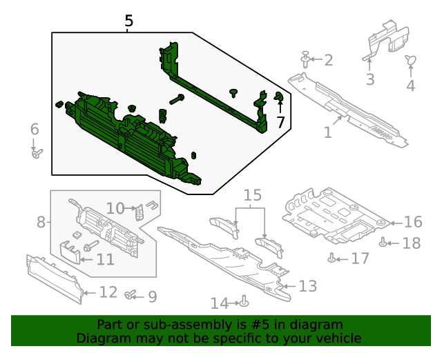 Upper Shutter 20212023 Ford Bronco (M2DZ16138C) Wholesale Ford