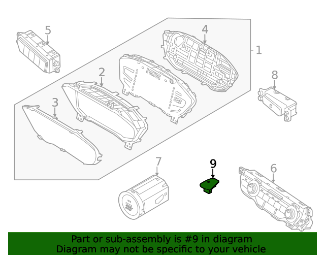 97253G5100 Sun Load Temperature Sensor 20172022 Kia Kia.Parts Store