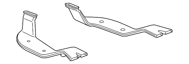 Rear Passenger Side Floor Air Outlet Duct - GM (96861445)