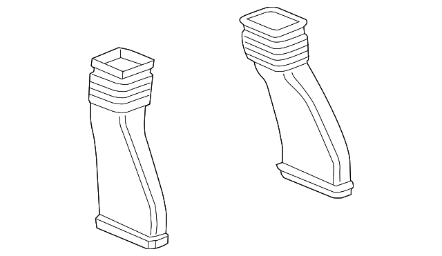 Driver Side Floor Air Outlet Duct Adapter - GM (96941837)