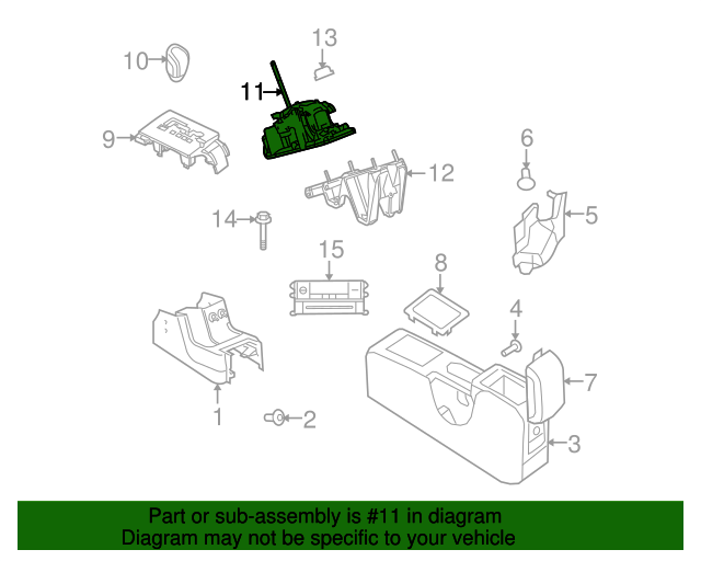 20092020 Dodge Journey Gear Shift Assembly 04766411AE Mopar Parts Canada