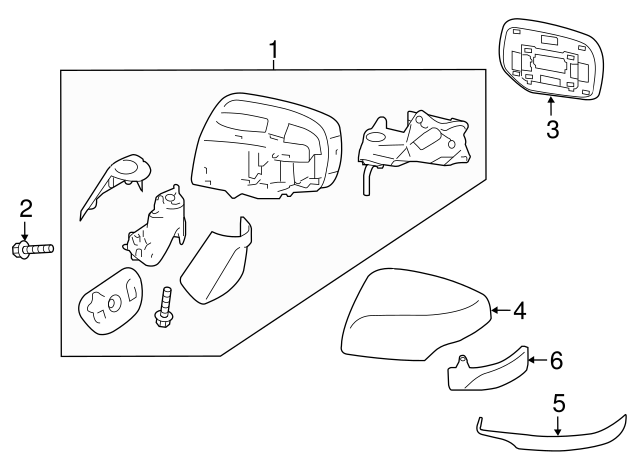 thumbnail interactive-video image 1 of OEM Subaru Mirror Cover - Driver Side Left - 91054VA211 - Fits Crosstrek, Impreza, WRX 2015-2021 1 of 2