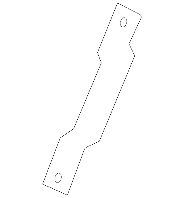 Passenger Side Rear Door Armrest Bracket #15107237 - GM (15107237)