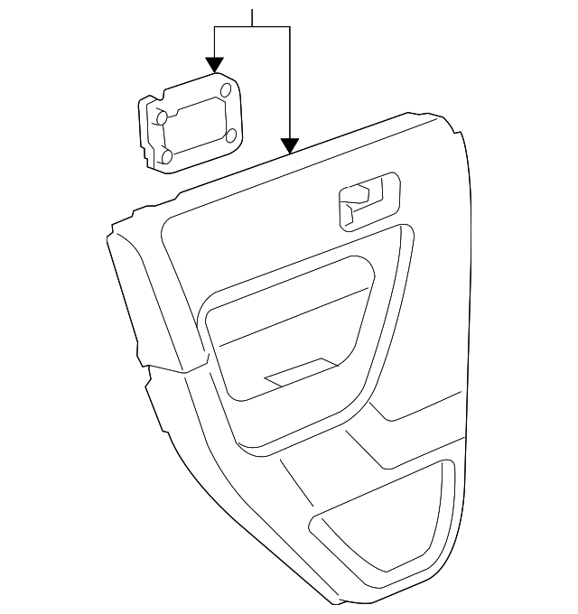 Panel Assembly-Rear S/D Tr                     *Red - GM (25996313)