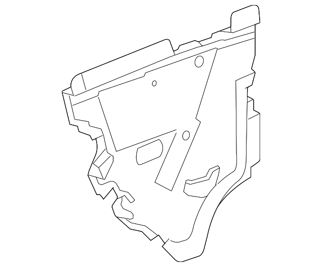 Deflector-Rear S/D Wat - GM (25958435)