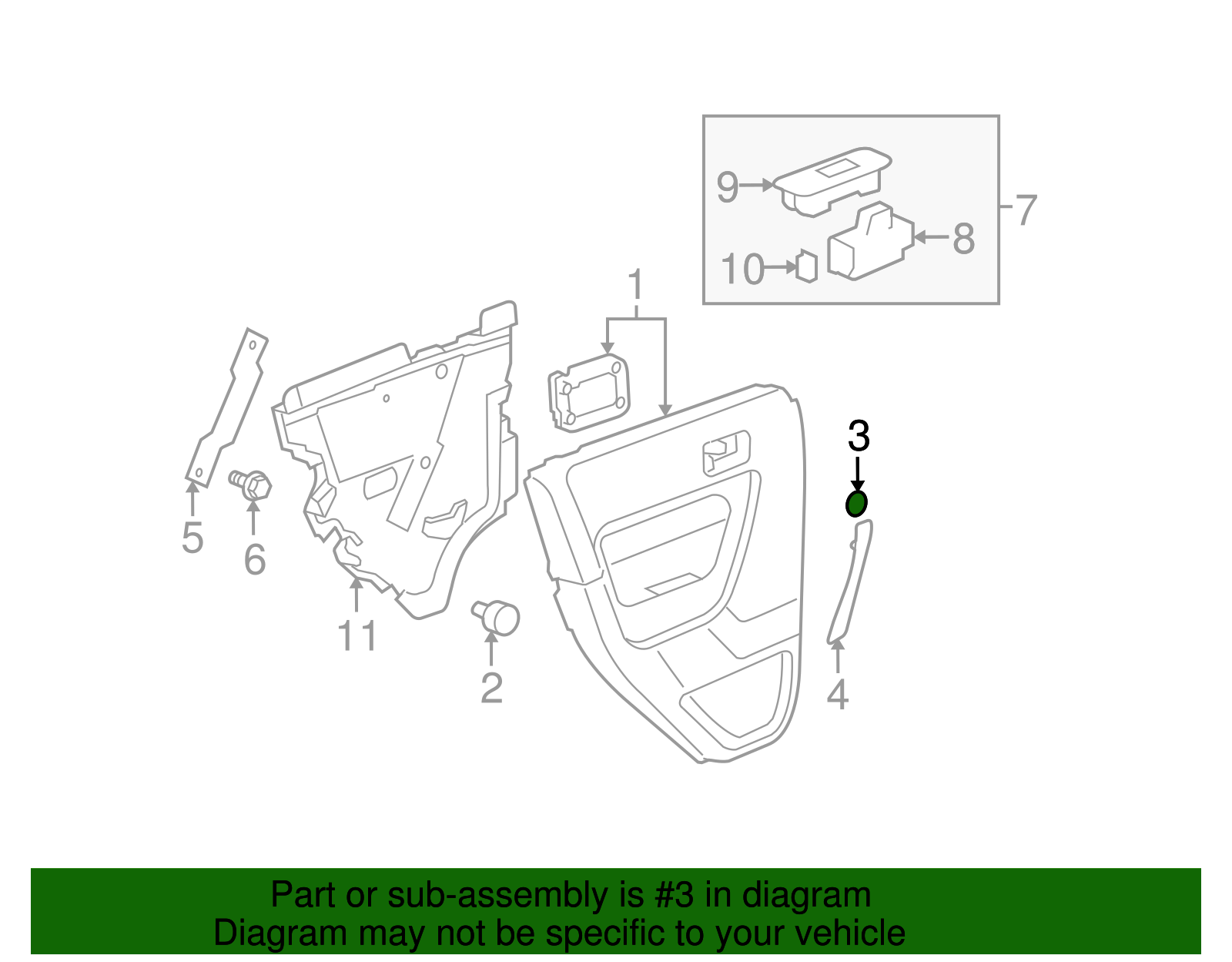 Cover, Front S/D Tr Bolt Acc Hole - GM (15823348)