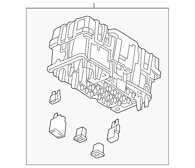 20192022 GM Instrument Panel Wiring Harness Junction Block 84254447