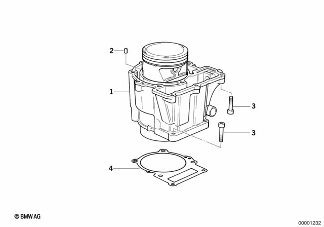 11117700118 - Cylinder Base Gasket 2008-2016 BMW-Motorrad | BMW 