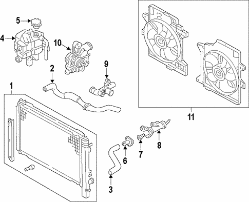 Mazda ZZCA-15-186 Radiator Coolant Hose