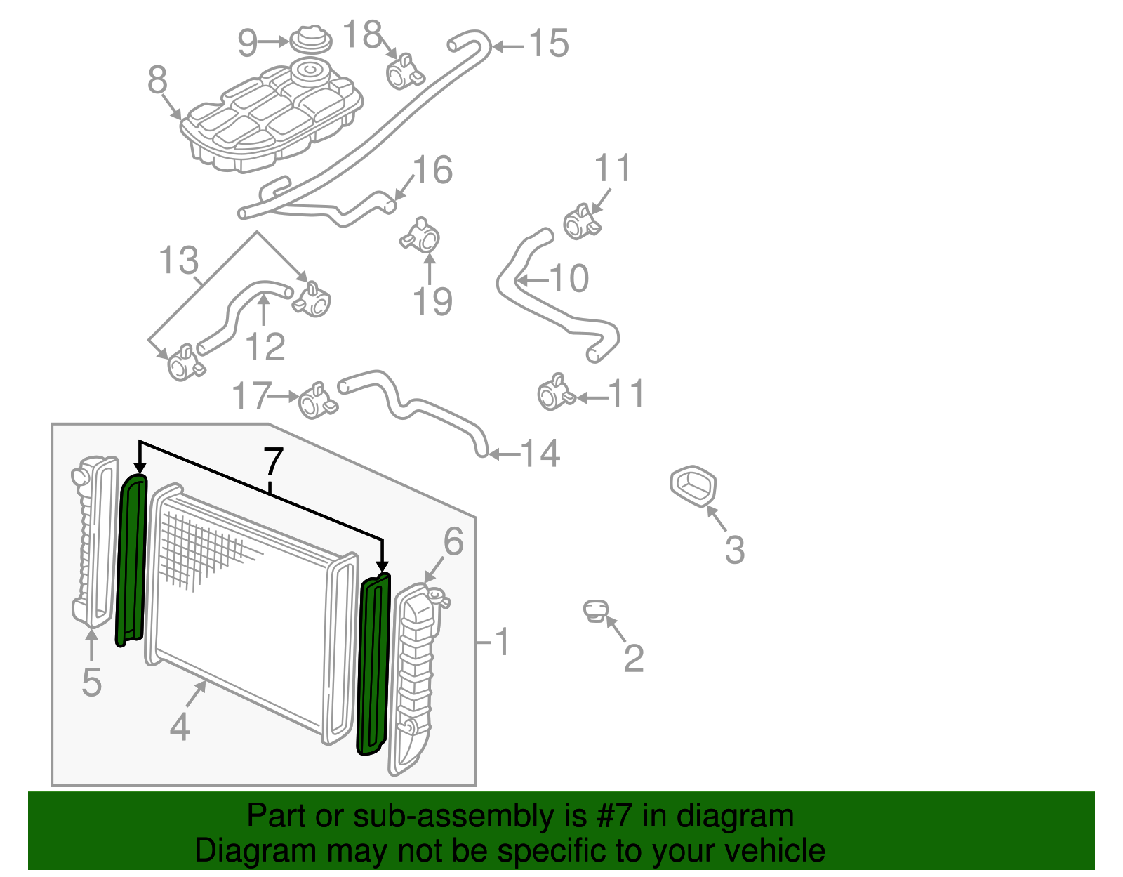 Tank Gasket Set - GM (52484143)