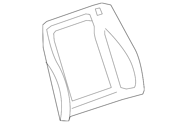 Panel, D/Seat Black Fin - GM (15815905)