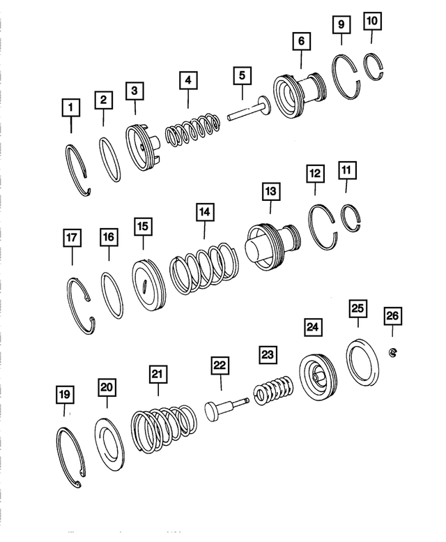 20012009 Mopar Piston Accumulator Seal 3743013 My Mopar Parts