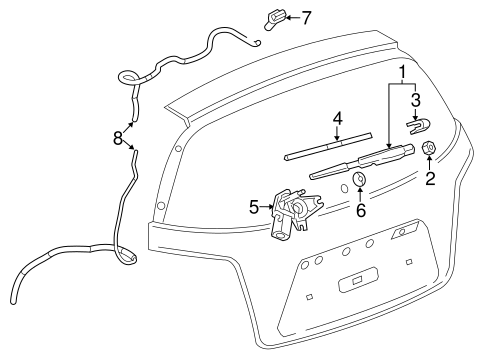 Wiper & Washer Components for 2016 Chevrolet Sonic #1