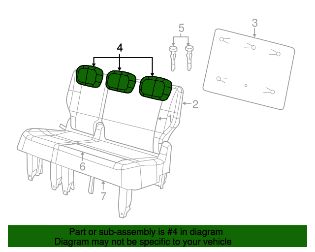 Headrest 7B0-885-903-A-HL5