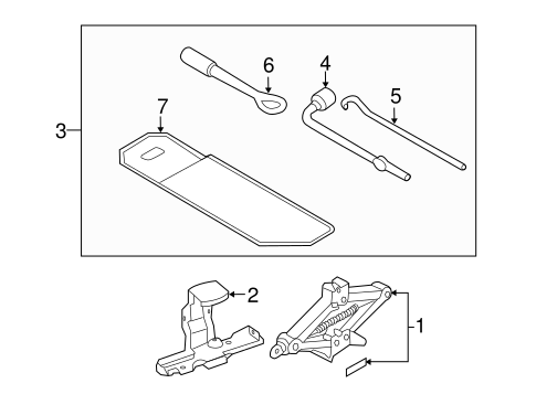 Jack & Components for 2015 Hyundai Tucson | Parts Hyundai