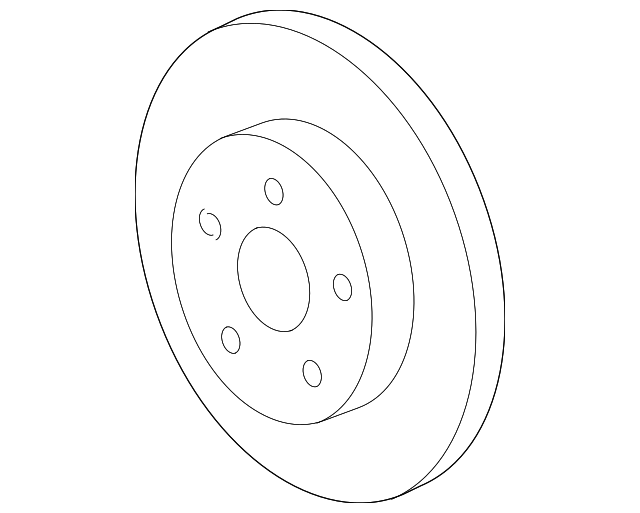 19303823 GM Rear Disc Brake Rotor GM Parts Store