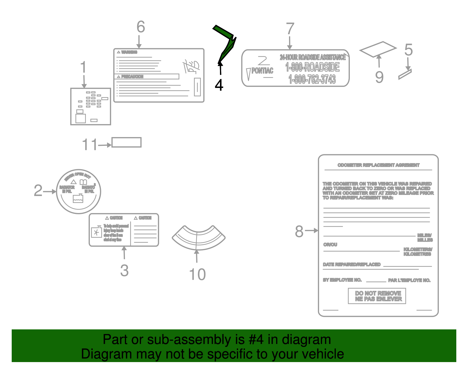 Label - GM (15765539)