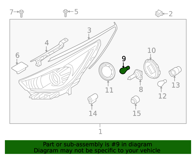 1864428087L Turn Signal Light Bulb 20122024 Kia Kia.Parts Store