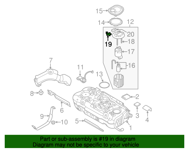 314353T000 Pressure Sensor 20142023 Kia Kia.Parts Store