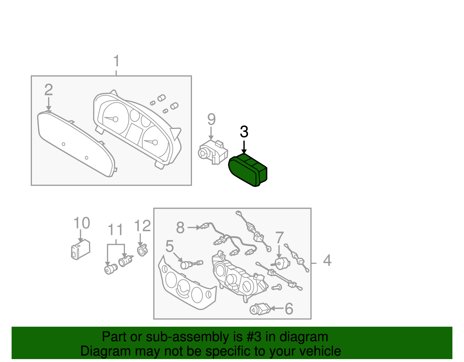 Display Clock - GM (96945862)