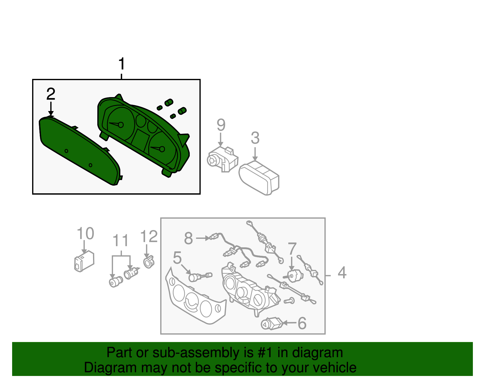F Cluster - GM (96969981)