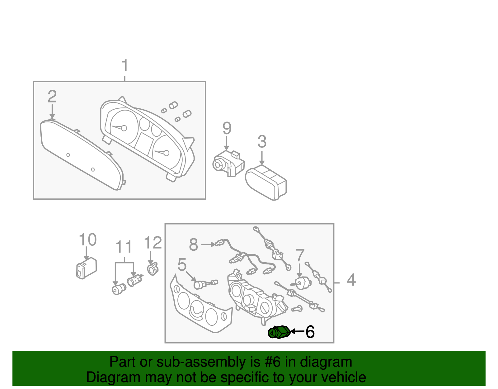 Hazard Warning Switch - GM (96652257)