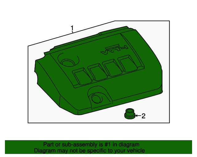 112120T140 Engine Cover 20142019 Toyota Corolla Boch Toyota South