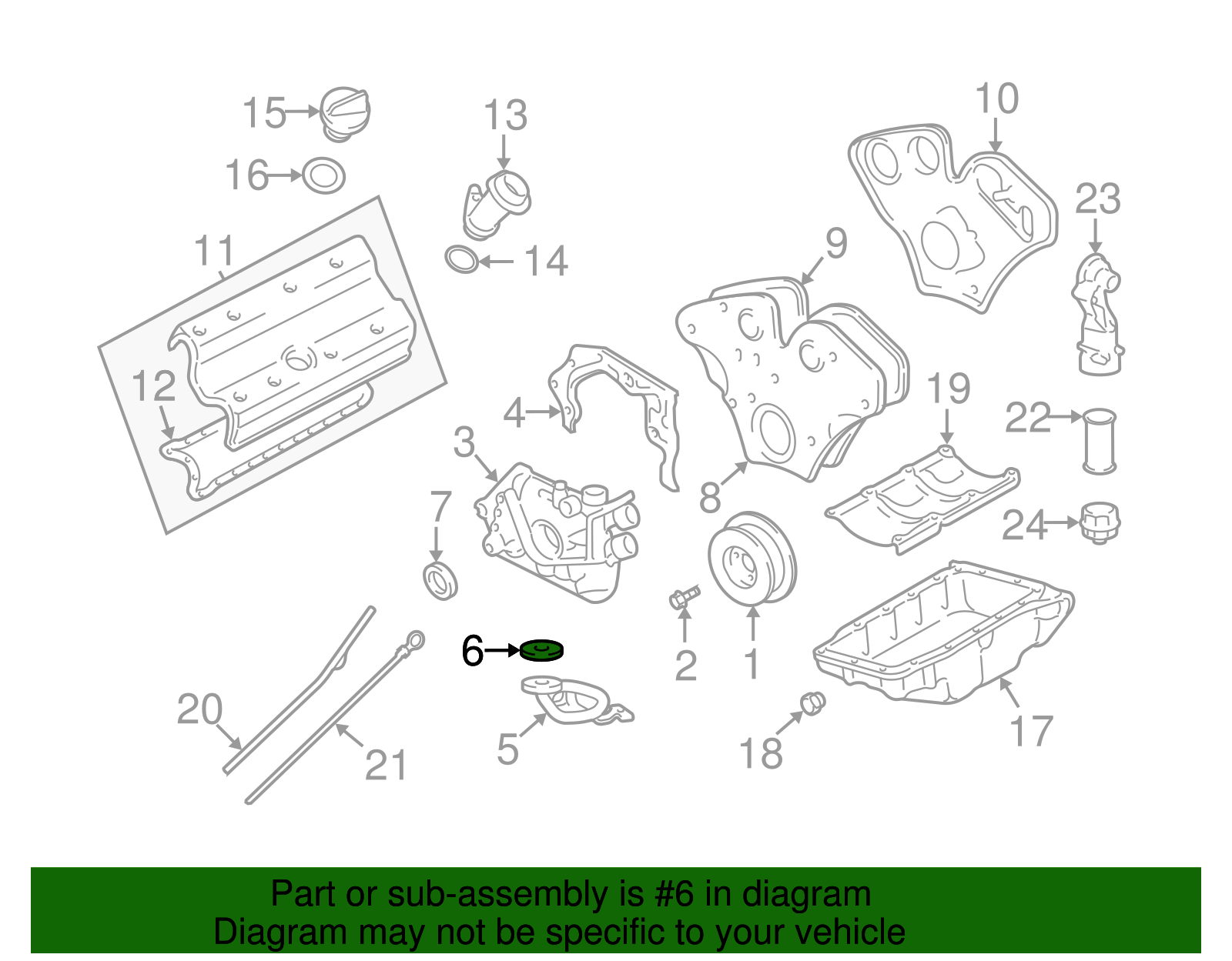 Gasket, O/Pump Scrn - GM (90411017)