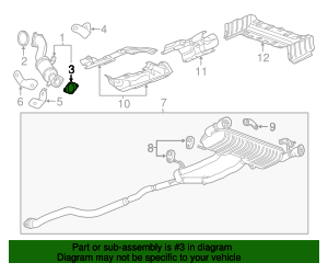 23355685 - Exhaust System Seal - 2013-2023 GM | Findlay Auto Parts