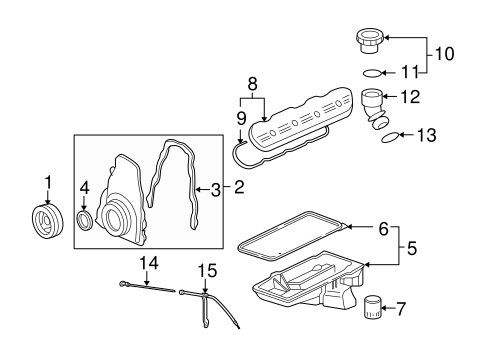 Engine Parts for 2005 Chevrolet Silverado 1500 #1