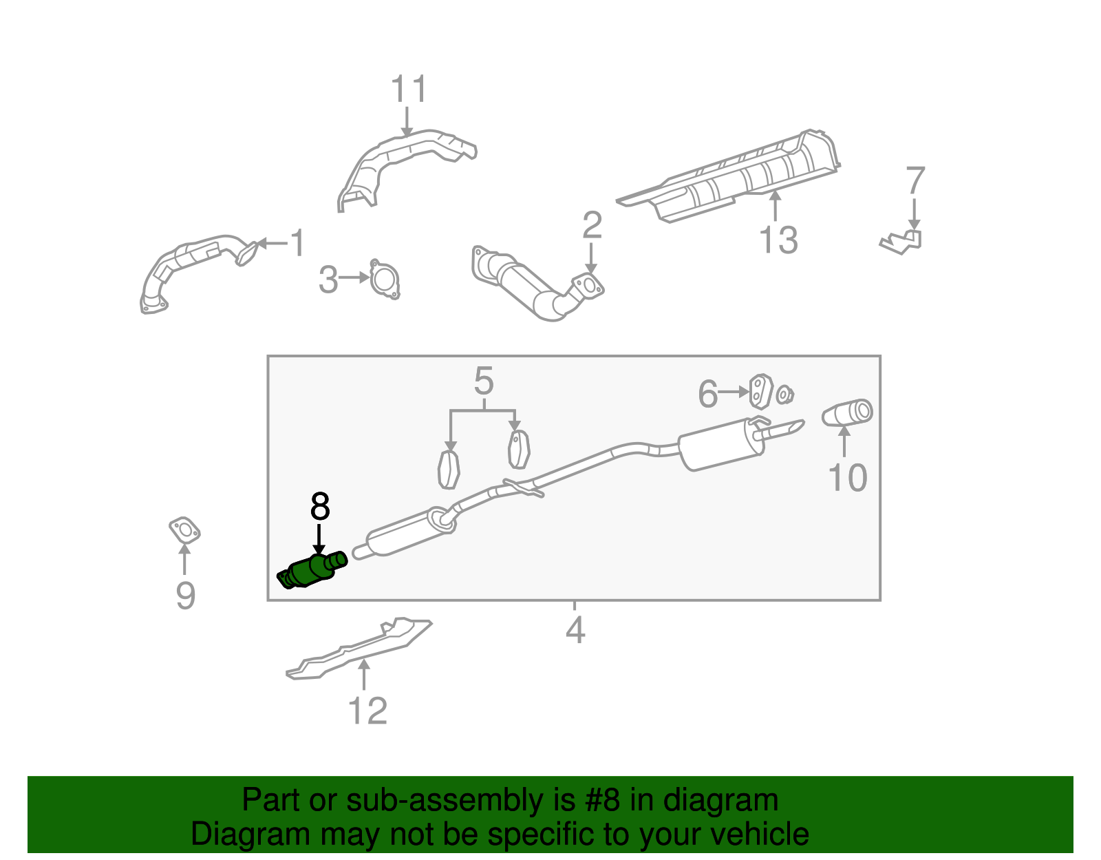 Oxidation Catalytic Converter Flanges and Studs - Buick (25793491)
