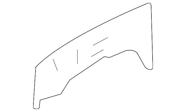 Front Passenger Side Inner Fender - GM (88974302)