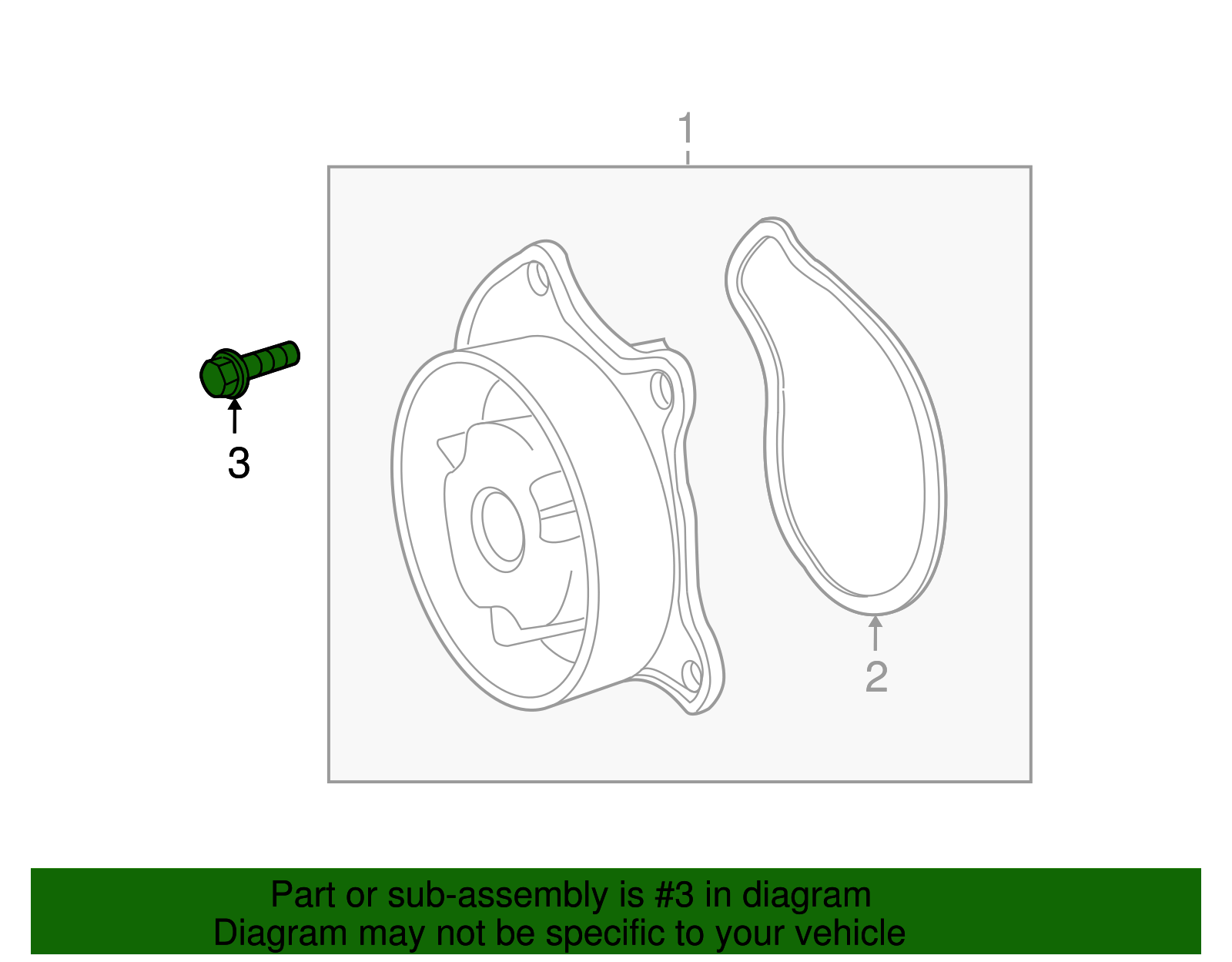Water Pump Bolt - Scion (91551-G0818)