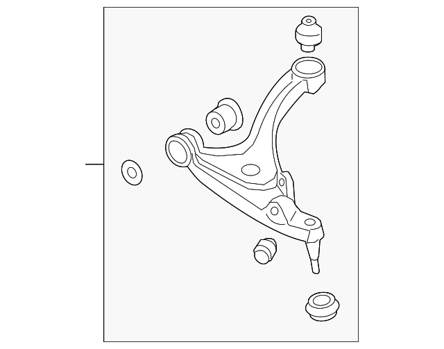 NE5134300D Lower Control Arm 20062015 Mazda MX5 Miata Werner