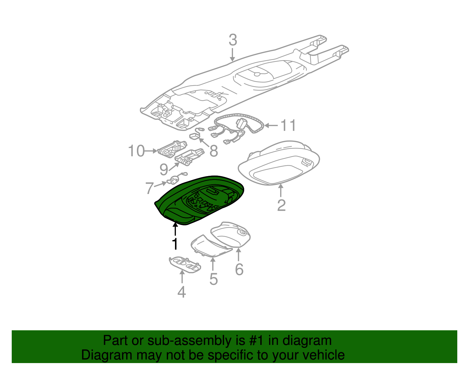 Front Console - GM (89022829)