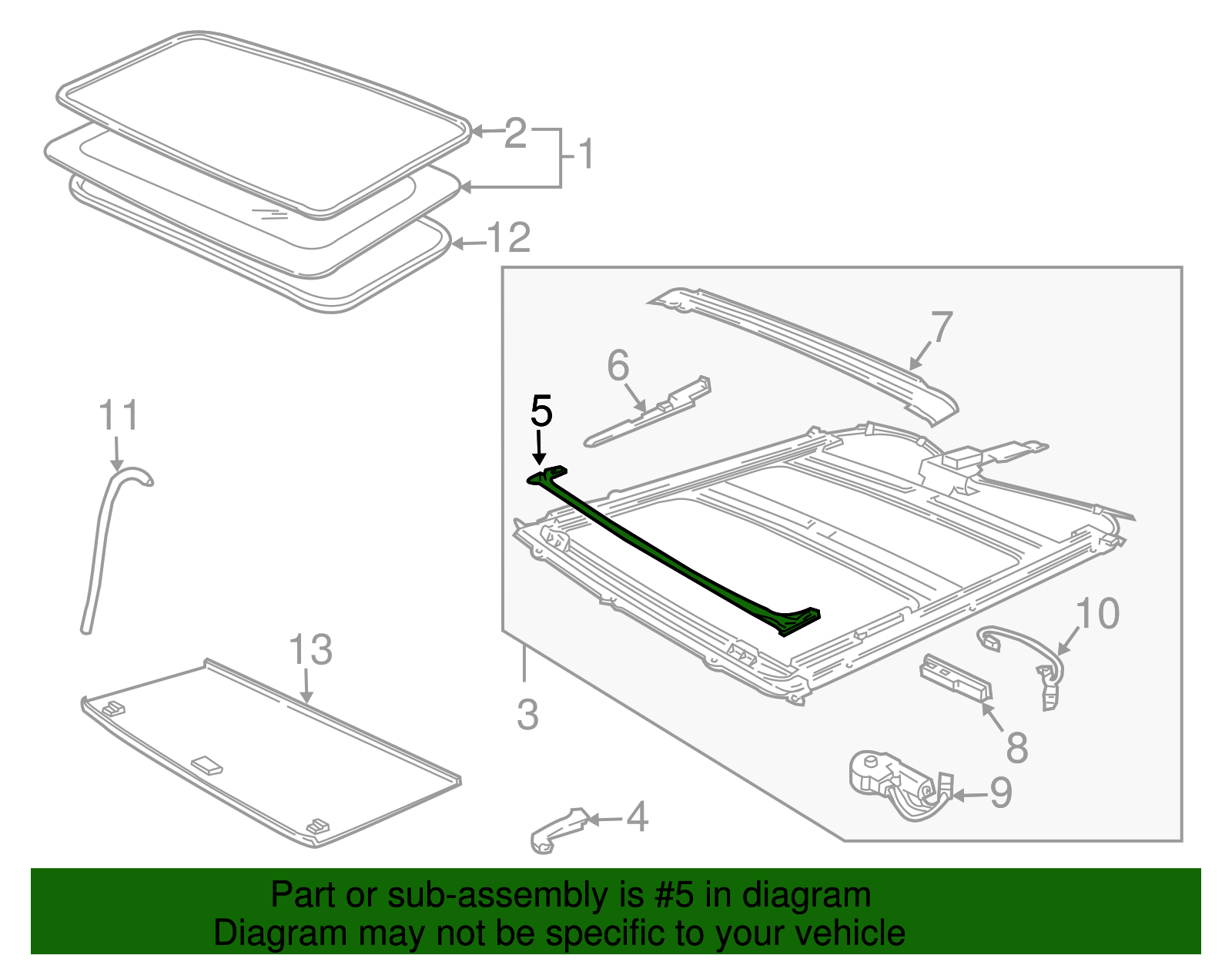 Air Deflector - Ford (YL1Z-78500A26-AA)