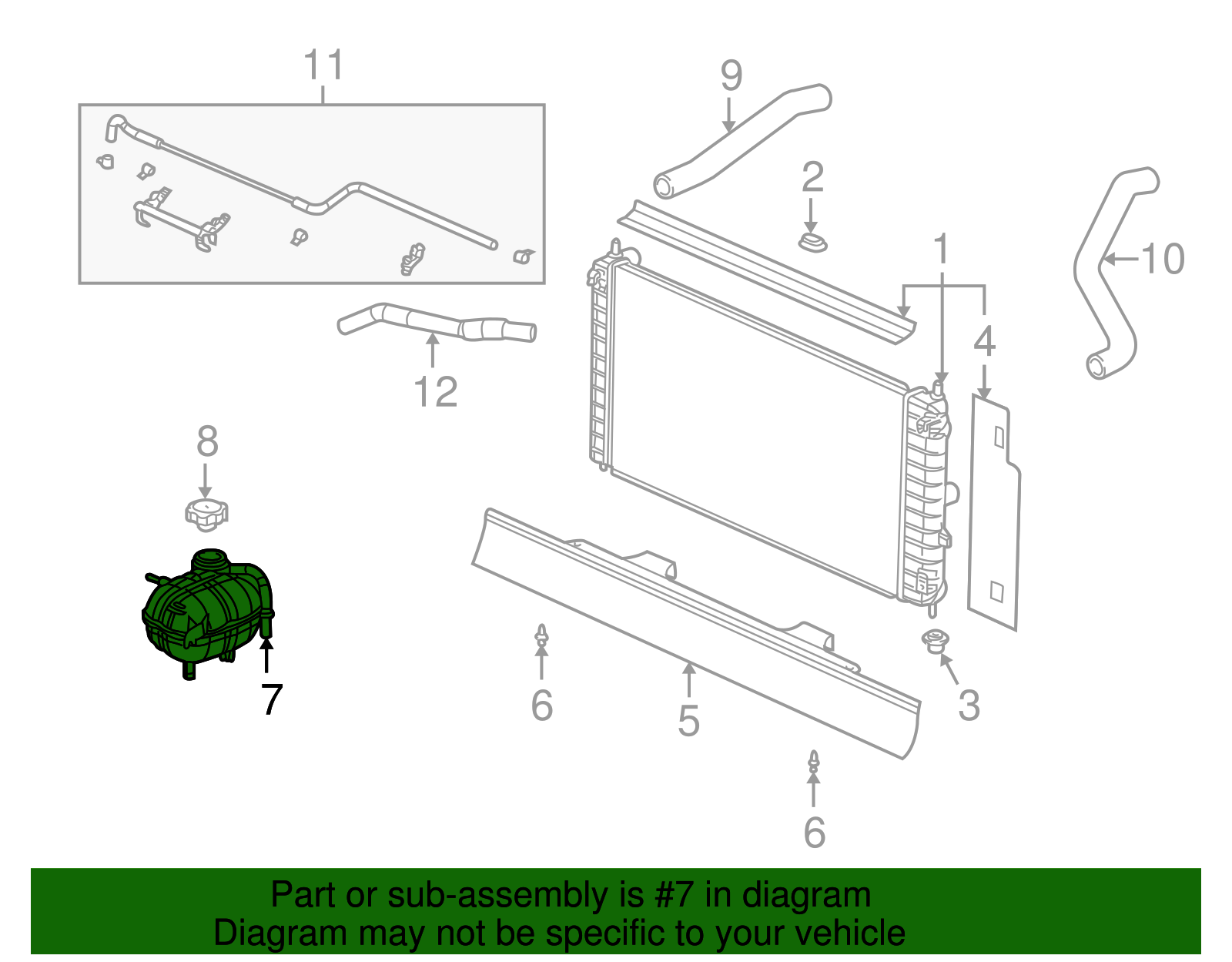 Radiator Surge Tank - GM (10368831)